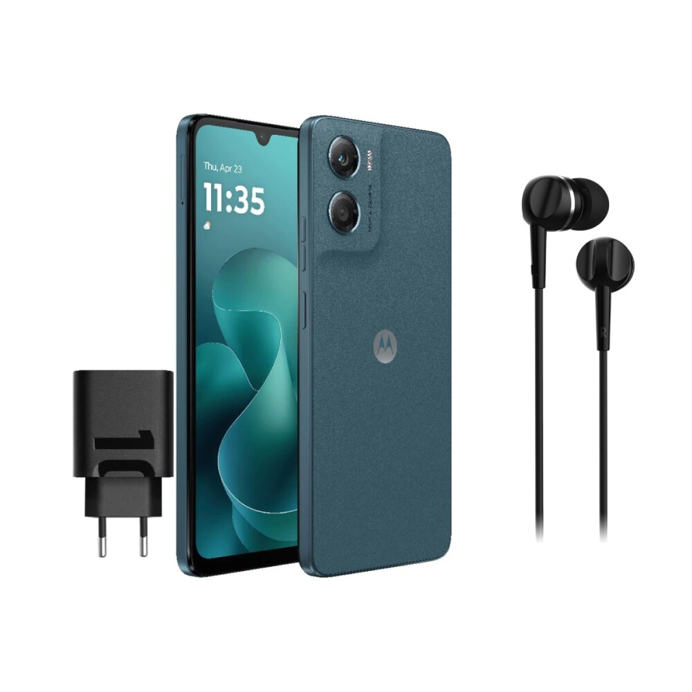 Motorola Moto G06 DS 4/128 GB Azul + Moto Earbuds 105 ¡De Regalo!