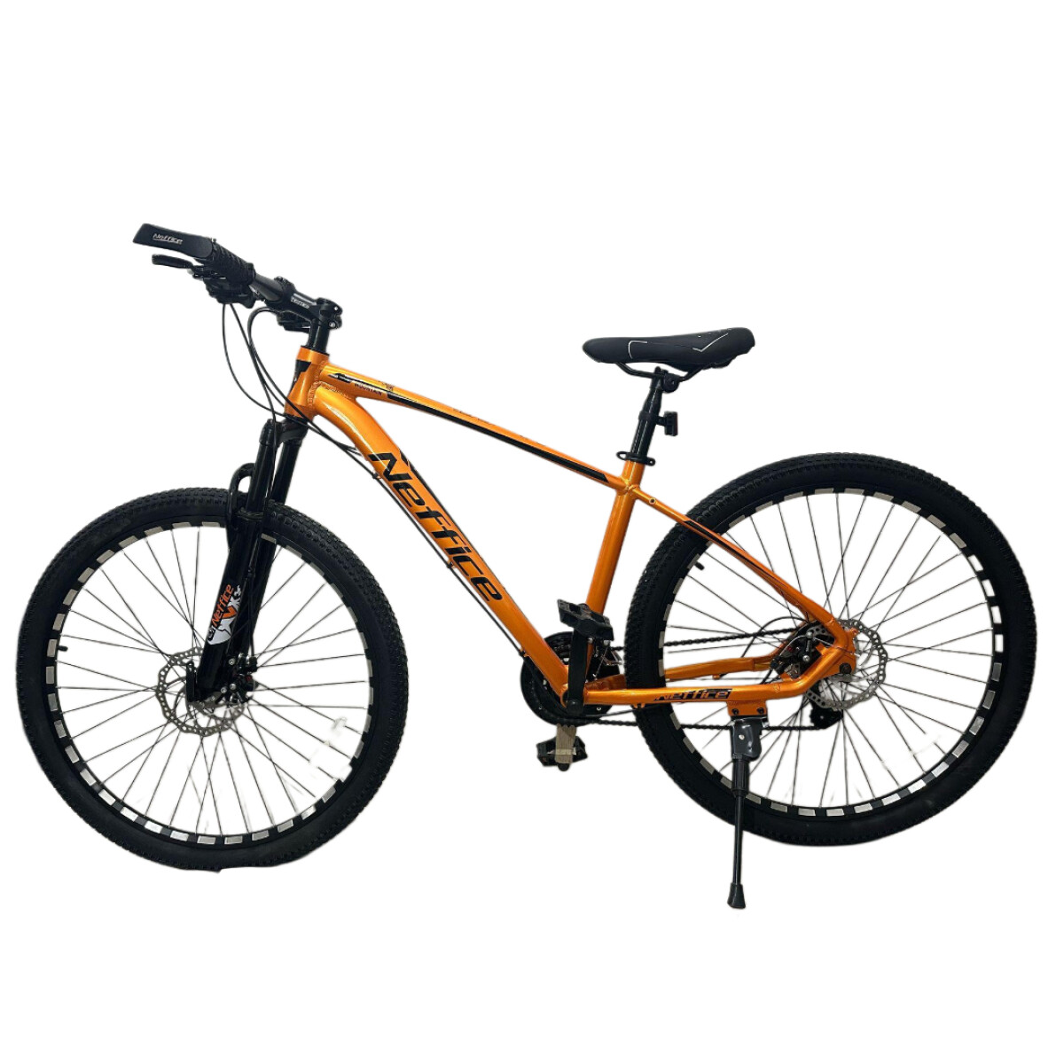 Bicicleta MTB Neffice Rod 27.5 Universo Binario - NEGRO-NARANJA 