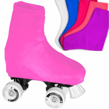 Par Polainas Cubrebotas Profesional Patín Artístico Rosado