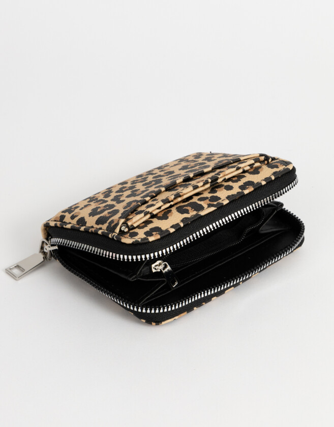 Billetera Flores Billetera Con Bolsillo - Estampado Animal Print