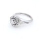 Anillo en oro 18k blanco y brillantes Anillo en oro 18k blanco y brillantes
