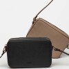 Mini Bag Lane En Efecto Cuero Zaffiano Negro