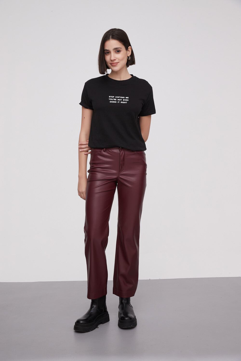Pantalon Rivera Bordeaux Oscuro
