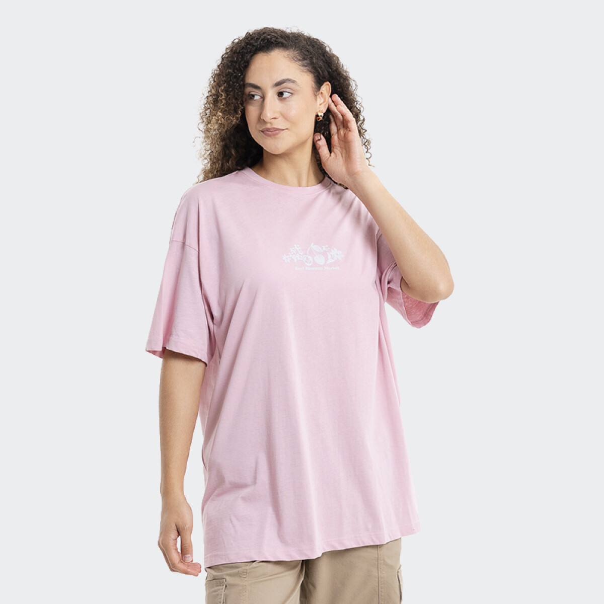 Remera Reef Printed - Rosado 