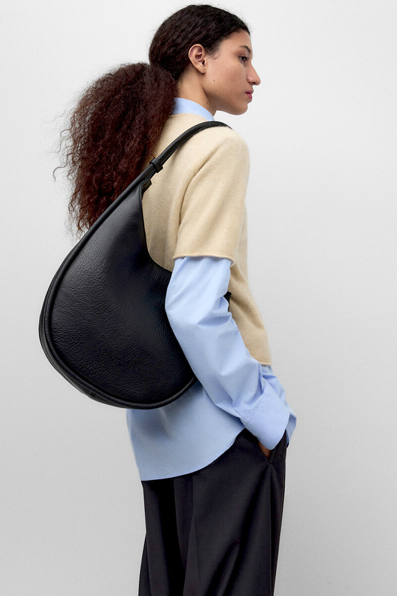 HOBO PLANO PIEL Negro
