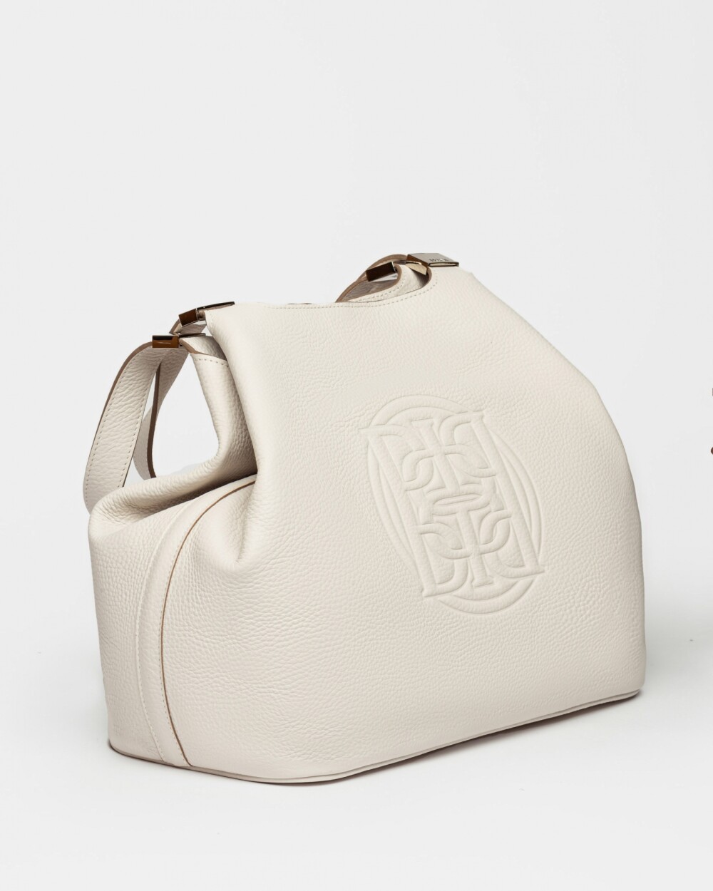 Bolso Eterial en cuero graneado Natural