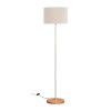 VELADOR DE PIE SLIM E27 CASTAÑO D38CM VELADOR DE PIE SLIM E27 CASTAÑO D38CM