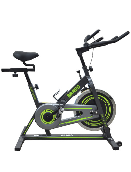 Bicicleta de spinning Bravo Sport con display y pedales ajustables Bicicleta de spinning Bravo Sport con display y pedales ajustables