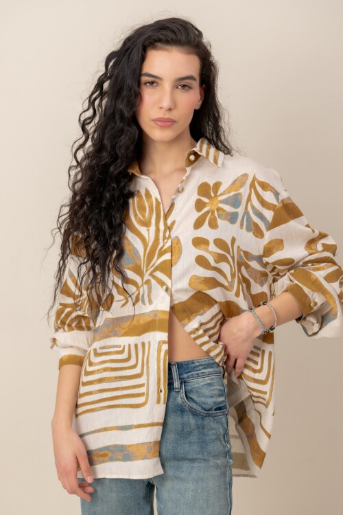 Camisa Terral Ocre