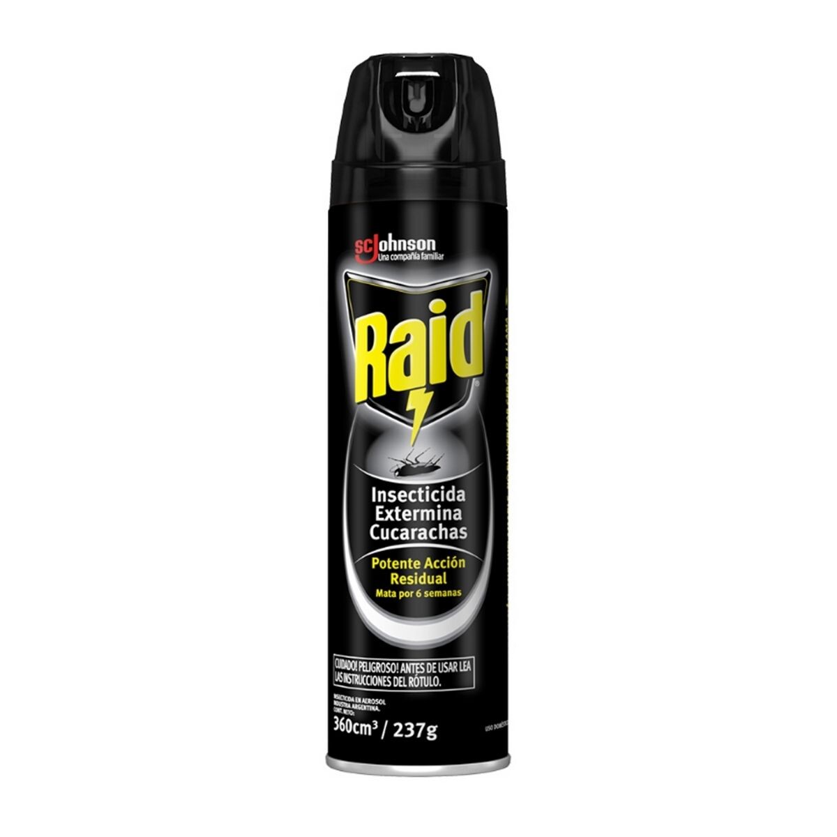 Insecticidas Raid Aerosol Extermina Cucarachas 360 ML 