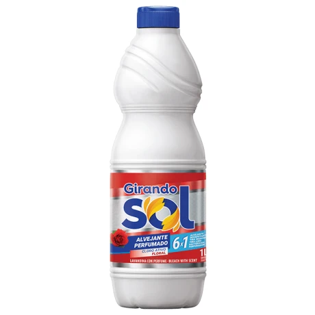 BLANQUEADOR GIRANDO SOL C/PERFUME FLORAL 1 LT BLANQUEADOR GIRANDO SOL C/PERFUME FLORAL 1 LT