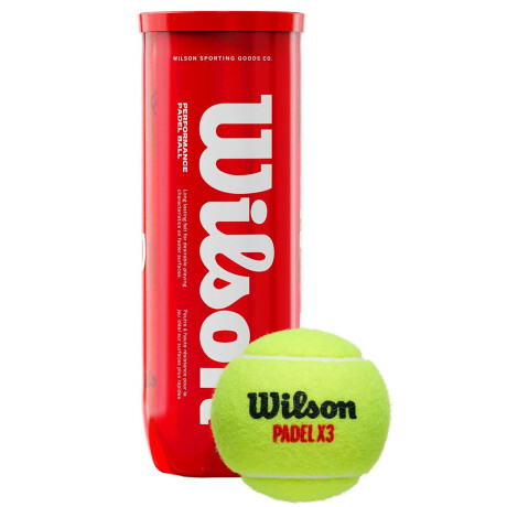 Set Tubo X3 Pelotas Wilson Para Padel Profesional 2