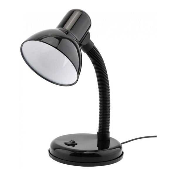 Lampara Para Escritorio Con Base Interruptor Mesa Portatil Color Variante Negro