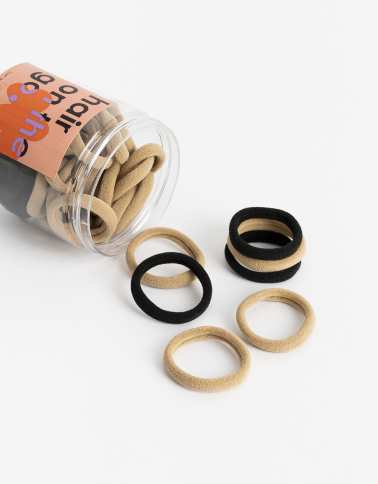 Gomitas Elásticas Sets Básicos Set De Gomitas Elásticas. - Combinacion Bicolor