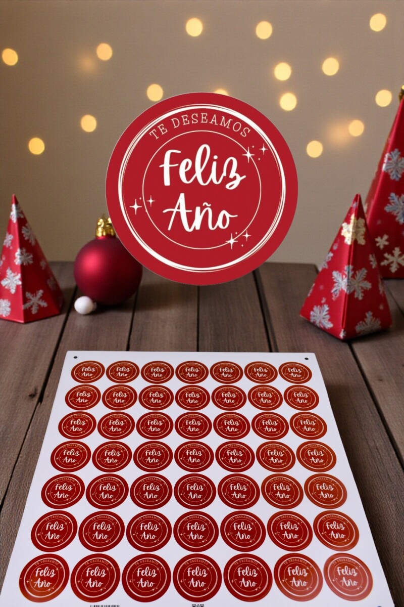 Stickers navidad placha - DISEÑO 17 