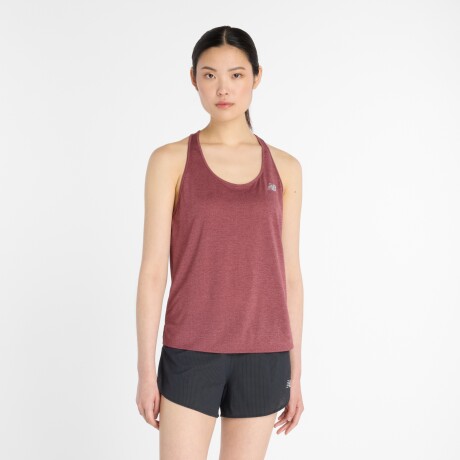 Musculosa New Balance de Dama - Athletics Tank - WT41250WUR RED