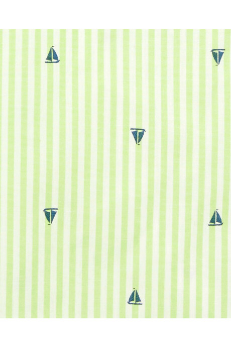 Camisa de popelina, manga larga diseño veleros. Talles 2-5T Sin color