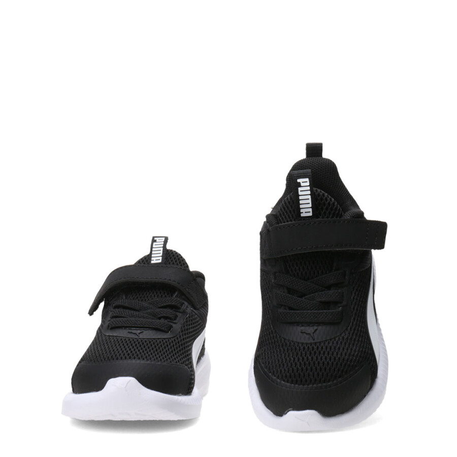 Championes de Niños Puma Flyer 4 Ac+ Infantil Negro - Blanco
