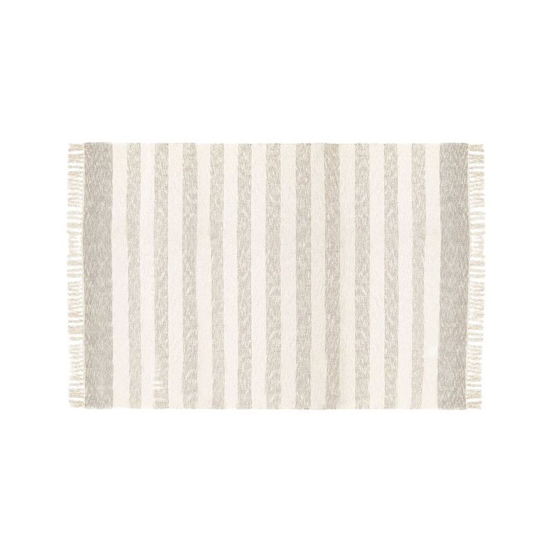 ALFOMBRA CON FLECOS AZUL/GRIS 122x178CM ALFOMBRA CON FLECOS AZUL/GRIS 122x178CM