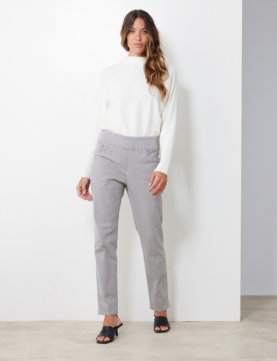 Jegging Pretina Ancha - Gris 