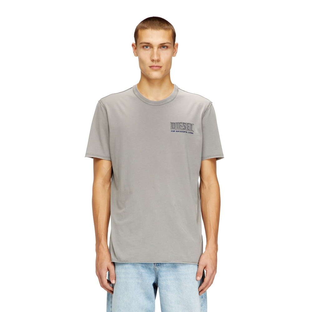 Polos Urbano Para Hombre T-Rawjust-V1 T-Shirt Gris Claro