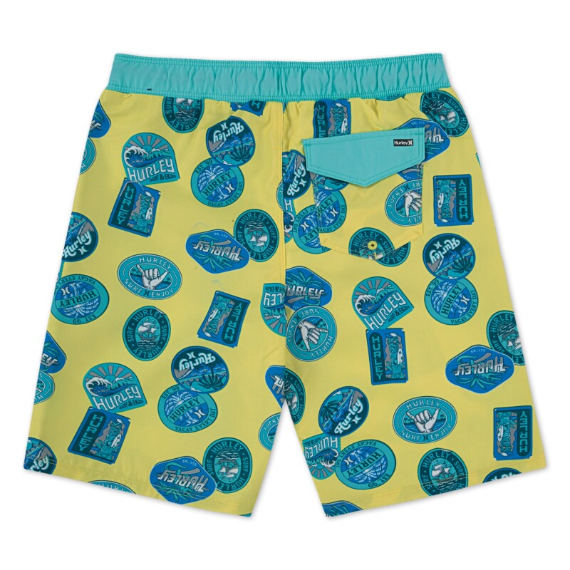 Short Travel Patch Pull On Swim de Niños Multicolor