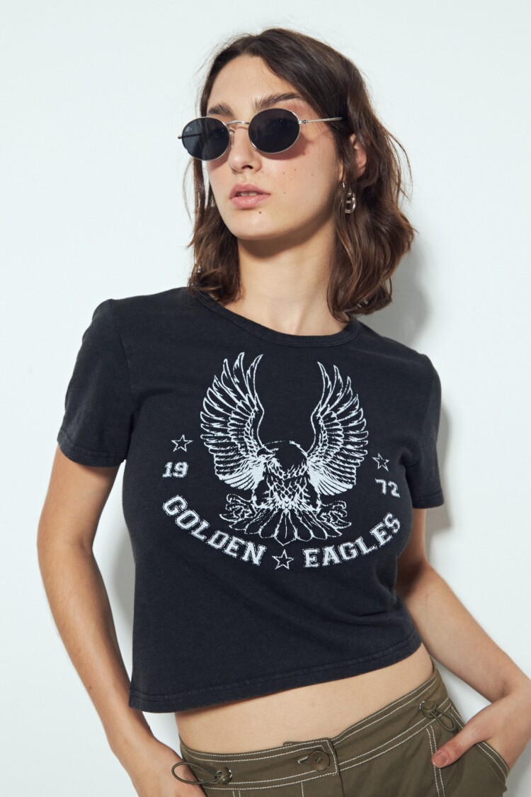 REMERA PISTACIA Negro