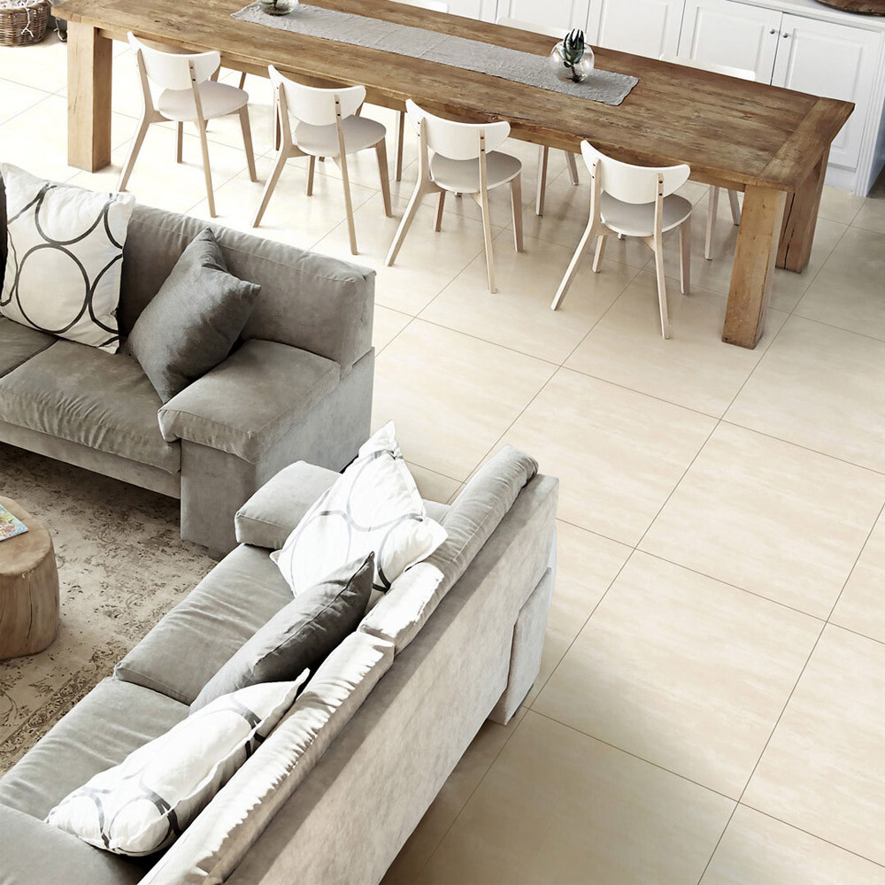 CERÁMICA PARA PISO RECTIFICADA TRAVERTINO BEIGE "A" 60X60 CM Cerámica Para Piso Rectificada Travertino Beige "a" 60x60 Cm