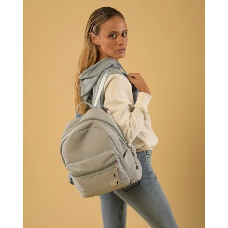 Mochila Canva Holanda resistente y ligera Crudo