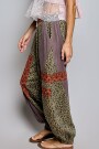PANTALON PATCHWORK Verde Oliva
