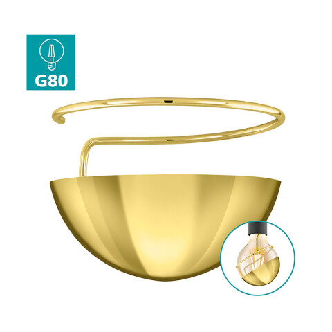 Accesorio antideslumbrante cobre p/lámp. globo G80 EG6002