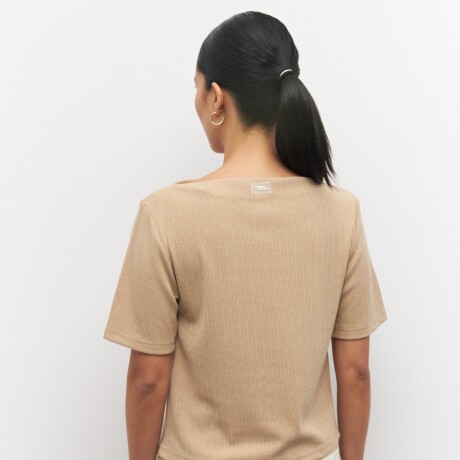 REMERA MORENA Beige Melange