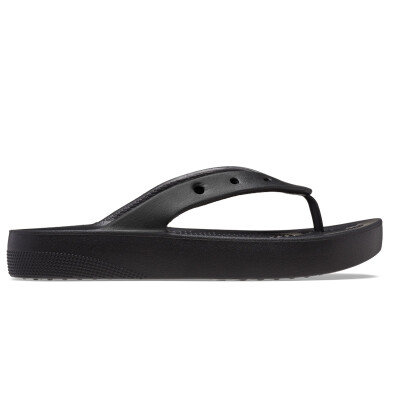 Ojotas Crocs Classic Flip Platform Negro