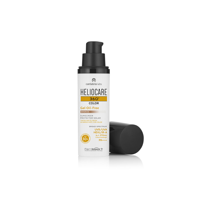 Protector Solar Heliocare 360° Oil Free Tono Bronze 50 Ml. Protector Solar Heliocare 360° Oil Free Tono Bronze 50 Ml.