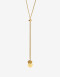 Collares Cortos Metal Collar De Acero Dorado Con Dije - Dorado