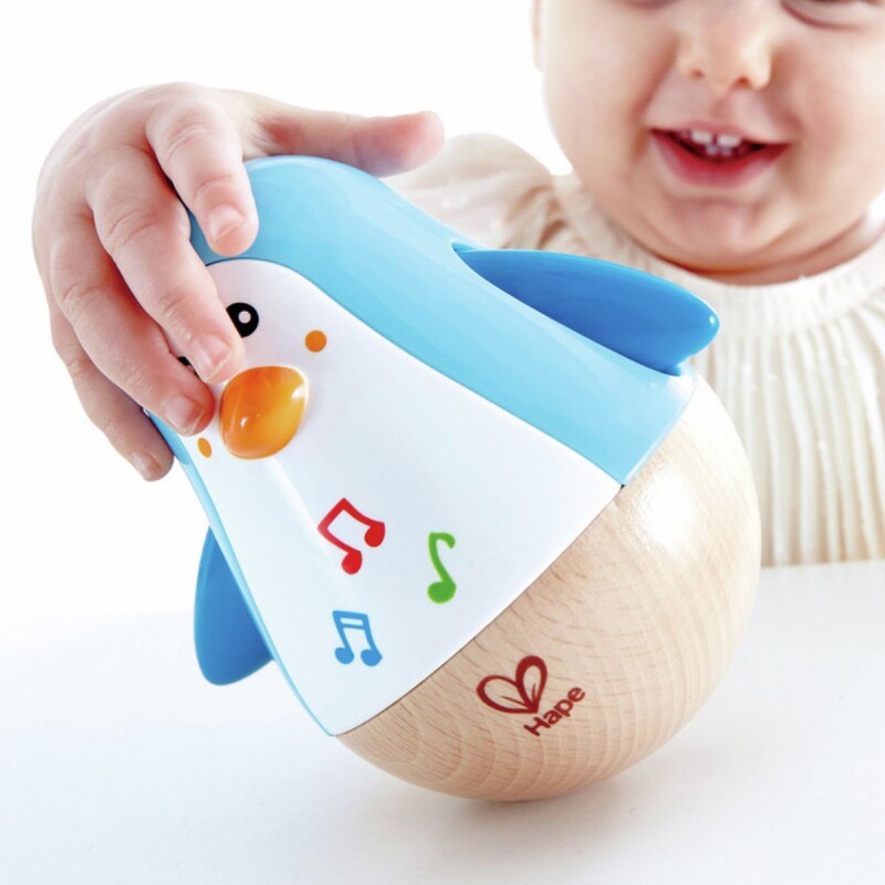 Juguete Pinguino musical de madera Juguete Pinguino musical de madera