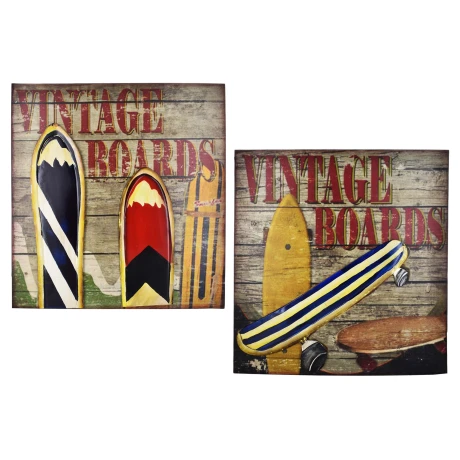 CUADRO MADERA DISEÑO TABLAS DE SURF FS16-232/233 CUADRO MADERA DISEÑO TABLAS DE SURF FS16-232/233