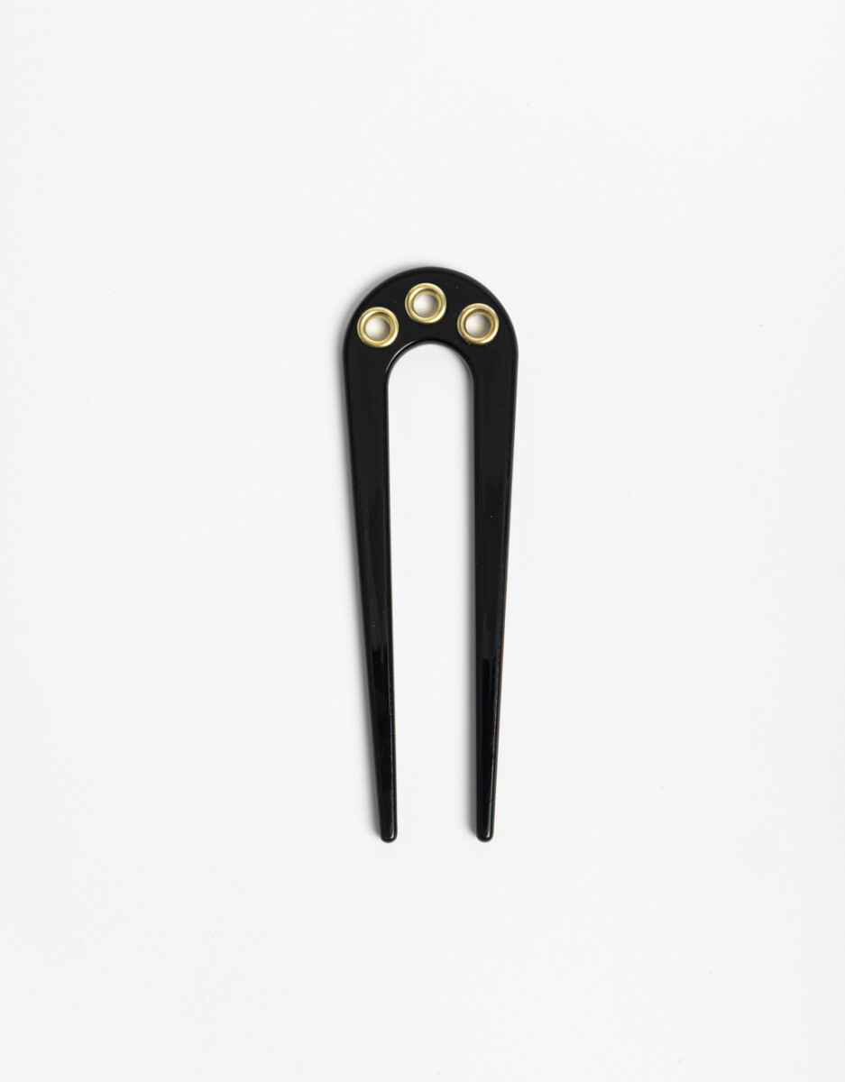 Palito De Acrilico Con Detalles En Metal 