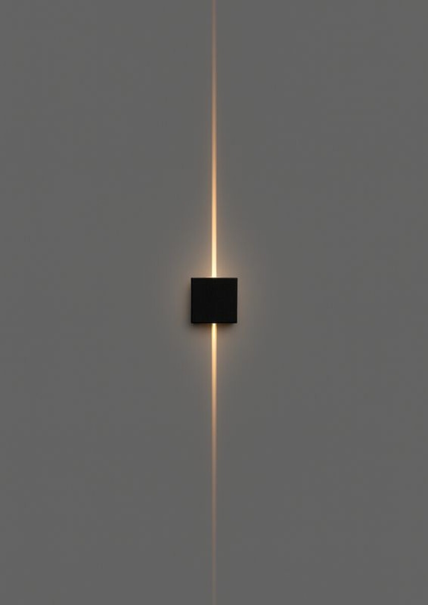 APLIQUE BIDIRECCIONAL WALL PLUS CERRADO-CERRADO 2º/2º NEGRO 3000K 10W IP65 