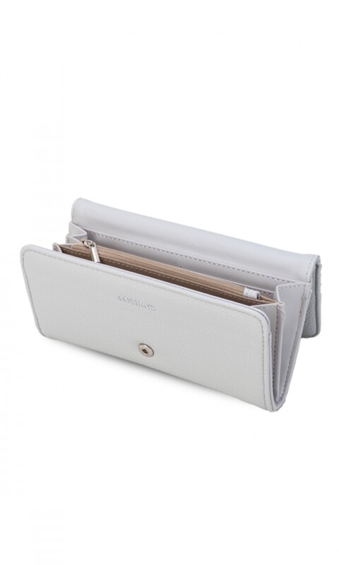 BILLETERA FAUSTINA GRIS ACERO