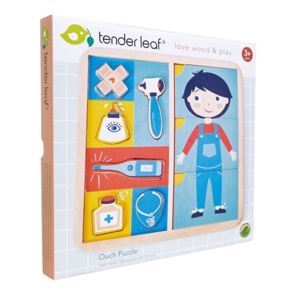 Juguete Puzzle Ouch Doctor Tender Leaf Niños Madera Juguete Puzzle Ouch Doctor Tender Leaf Niños Madera