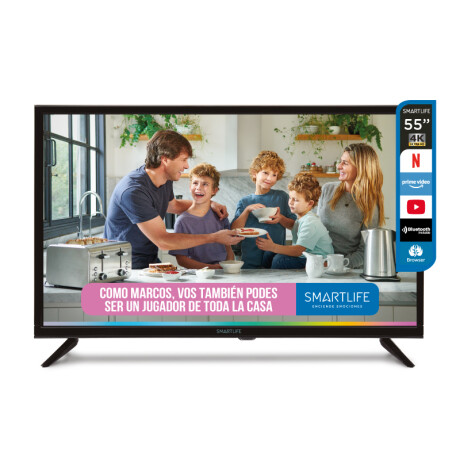Smart Tv 55 Smartlife SL-TV55UHDW 001
