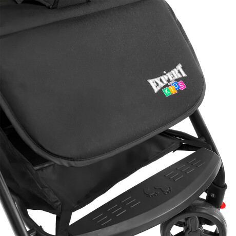 Coche Plegable Premium Expert Kids Paragüita Cama Negro