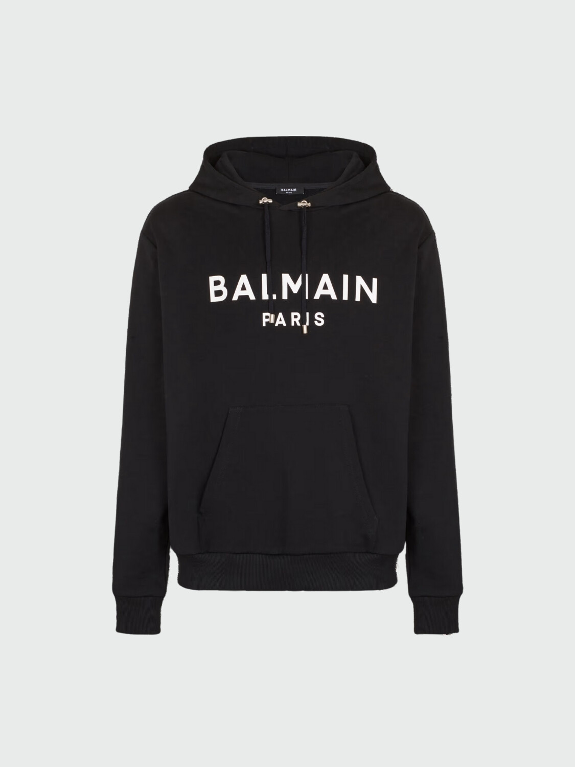Balmain - Canguro con estapado Balmain Paris Negro