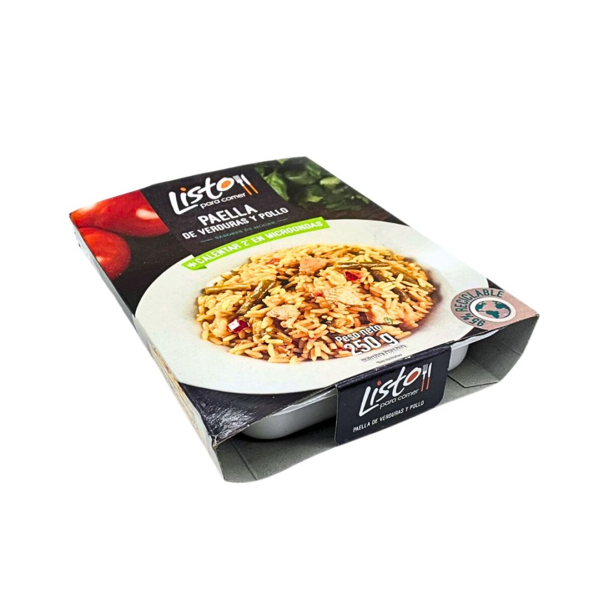 Paella de Verduras y Pollo Listo para Comer - 300 g 