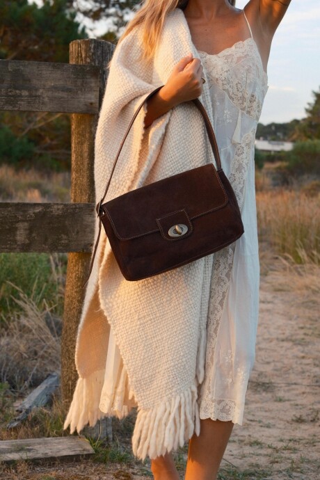 Cartera Jade Chocolate Gamuza