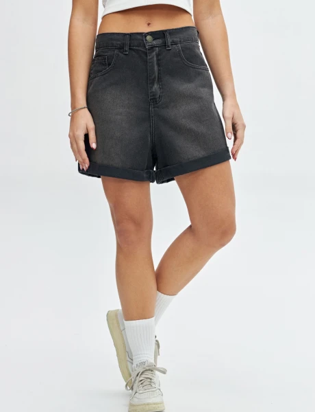 Short jean Relina Black S 25