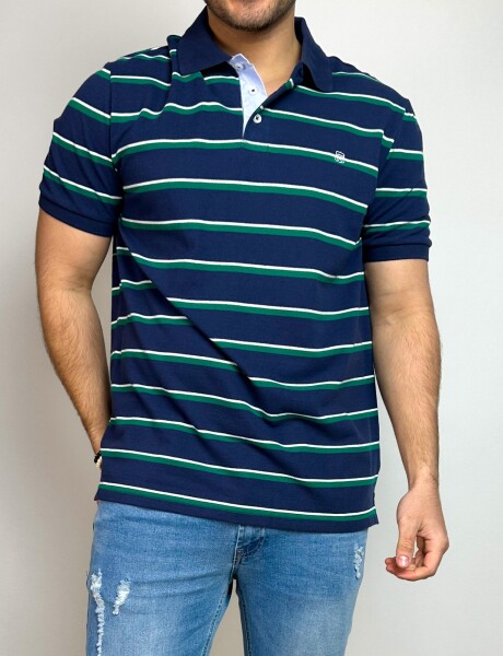 Polo rayada Maggi Azul