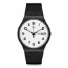 Reloj Swatch Once Again de silicona GB743 Negro