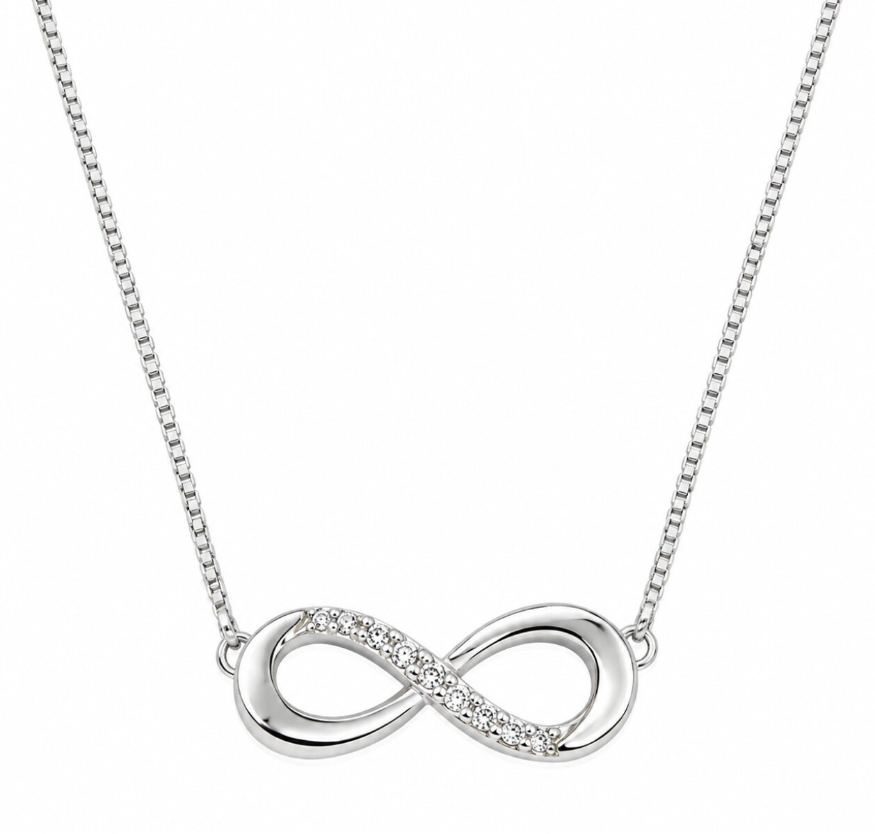 Cadena con infinito y Zirconias 